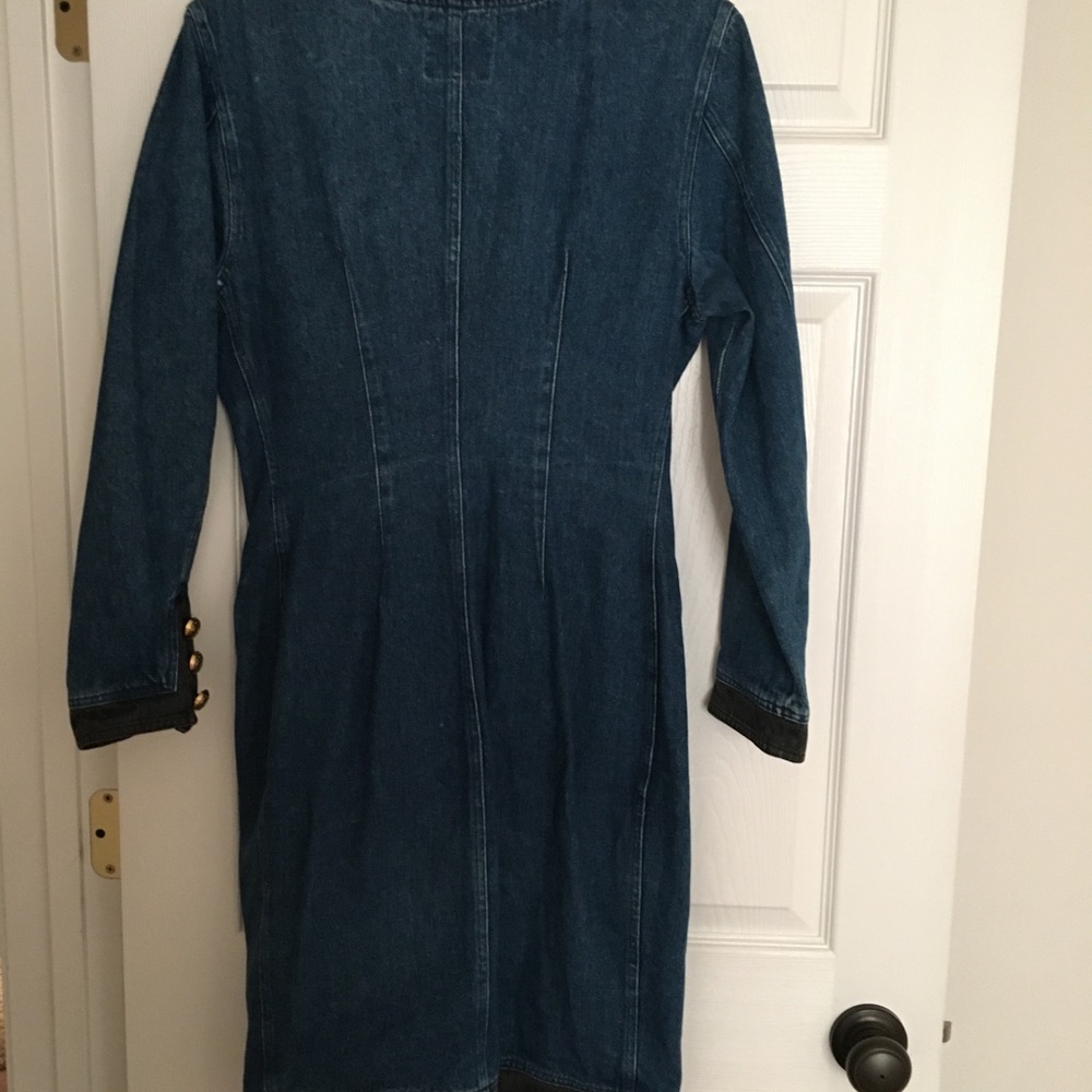 Vintage 90s Moschino Denim Dress - Picture 3 of 5